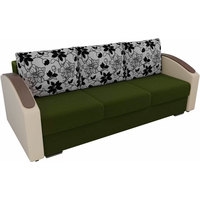 Диван Лига диванов Монако slide 102003 (зеленый/бежевый/серый)