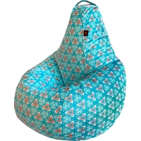 Кресло-мешок Palermo Bormio велюр exclusive XL (саюри)