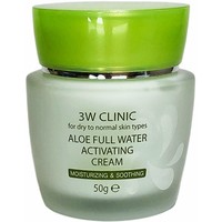  3W Clinic Крем для лица Aloe Full Water Activating 50 г