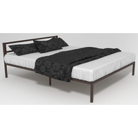 Кровать ИП Князев Берта 160x190 (коричневый муар)