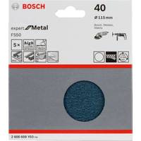 Набор шлифкругов Bosch F550 Expert for Metal 2608608Y03 (5 шт) в Бобруйске
