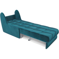 Кресло-кровать Мебель-АРС Барон №2 (бархат, сине-зеленый Star Velvet 43 Black Green) в Гомеле
