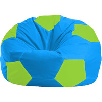 Кресло-мешок Flagman Мяч М1.1-276 (голубой/салатовый)