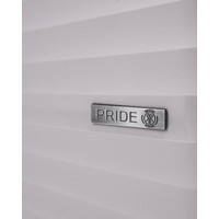 Чемодан-спиннер Pride PP9701 (M, белый)