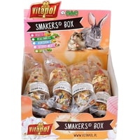 Лакомство для грызунов Vitapol Smakers Box для грызунов и кроликов фруктовый 12 шт