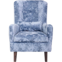 Интерьерное кресло Krones Калипсо (велюр голубой перламутр) в Лиде