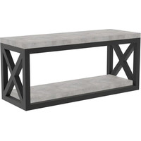 Журнальный столик TMB Loft Блум ЛДСП 1000х400х500 36 мм (бетон чикаго светло-серый)