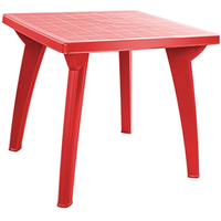 Стол DD Style Луна квадратный 740кр (красный)