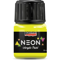 Акриловая краска Pentart Neon 30 мл (желтый)