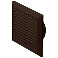 Вентиляционная решетка Awenta Classic T83BR 17х17/d125 (коричневый)