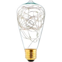 Лампа с гирляндой Rev Винтаж Copper Wire ST64 E27 2 Вт RGB 32447 8