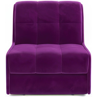 Кресло-кровать Мебель-АРС Барон №2 (микровельвет, фиолетовый) в Гродно