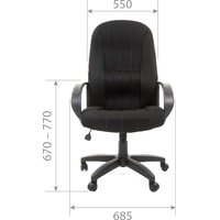 Кресло CHAIRMAN 685 TW12 (серый) в Витебске