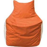 Кресло-мешок Flagman Фокс Ф2.1-189 (оранжевый/белый)