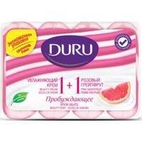  Duru Набор мыла 1+1 Увлажняющий крем и розовый грейпфрут 4x80 г