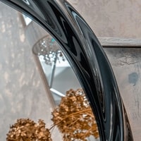 Зеркало Teroto Текапо А 93x93 (черный лед)