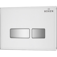 Унитаз подвесной Roxen Antares Gold в комплекте с инсталляцией StounFix Slim 6 в 1 904965 (белое стекло)