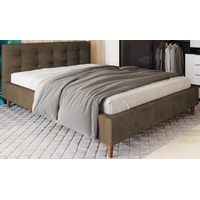 Кровать Craftmebel Texas 200x160 (вельвет, коричневый)