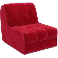 Кресло-кровать Мебель-АРС Барон №2 (микровельвет, красный кордрой) в Орше