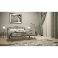 Кровать ИП Князев Морена 140x200 (серый)