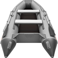 Моторно-гребная лодка Roger Boat Hunter 3000 (без киля, серый/графит)