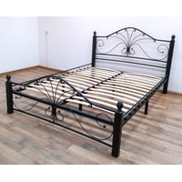 Кровать ГЗМИ Форвард-Мебель Фортуна 1 140x200 (черный-ножка 01-шоколад)