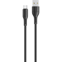 Кабель Usams U68 USB Type-A - microUSB SJ502USB01 (1 м, черный)