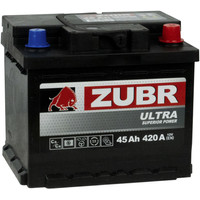 Автомобильный аккумулятор Zubr Premium R+ Турция (45 А·ч)