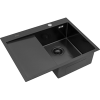Кухонная мойка ARFEKA AF 650*505 R Black PVD Nano