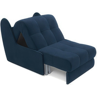 Кресло-кровать Мебель-АРС Барон №2 (велюр, темно-синий Luna 034) в Гродно