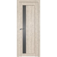 Межкомнатная дверь ProfilDoors 2.71XN R 80x200 (каштан светлый/стекло графит)