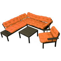 Набор садовой мебели M-Group Дачный 12180607 (оранжевая подушка) в Бресте