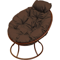 Кресло M-Group Папасан мини 12060205 (коричневый/коричневая подушка) в Могилеве