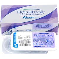 Контактные линзы Alcon FreshLook ColorBlends -3 дптр 8.6 мм (бриллиантовый)