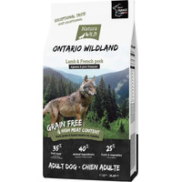 Сухой корм для собак Natura Wild Ontario Wildland для всех пород с ягненком и французской свининой 12 кг