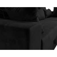 Угловой диван Mebelico Майами 15 114924 (правый, велюр, черный)