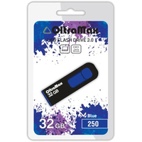 USB Flash OltraMax 250 32GB (синий) [OM-32GB-250-Blue]