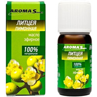  Aroma Saules Эфирное масло Литцея лимонная 10 мл
