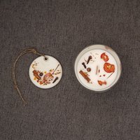 Подарочный набор Ptuska Пунш - соевая аромасвеча флорентийское саше