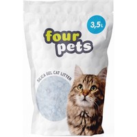 Наполнитель для туалета Four Pets силикагелевый 3.5 л