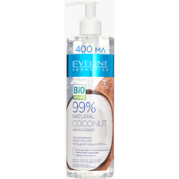  Eveline Cosmetics Гель для тела 99% Natural Coconut Увлажняюще-укрепляющий 3в1 400 мл