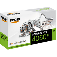 Видеокарта Inno3D GeForce RTX 4060 Ti 16GB Twin X2 OC White N406T2-16D6X-178055W