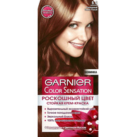 Крем-краска для волос Garnier Color Sensation 6.0 роскошный темно-русый