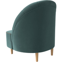 Интерьерное кресло Mebelico Амиса 306 110039 (велюр бирюзовый/кант коричневый)