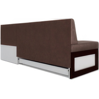 Угловой диван Мебель-АРС Нотис правый 187x82x112 (серо-шоколадный Star Velvet 60 Cofee)