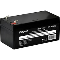 Аккумулятор для ИБП ExeGate DTM 12032 (12В, 3.2 А·ч)