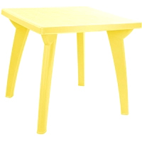 Стол DD Style Луна квадратный 740ж (желтый)
