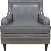 Интерьерное кресло Brioli Луи (экокожа, L21 серый)