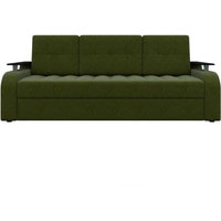 Диван Лига диванов Ричард 28157 (микровельвет, зеленый)