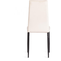 Стул TetChair Easy Chair металл/вельвет (светло-бежевый/черный)